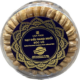 Lisa Food - Hạt điều bóc vỏ - Super Premium - Hộp xếp hạt 525gr