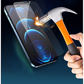 Mua Miếng dán kính cường lực kèm khung tự dán cho iPhone 12 13 14 Pro Max 14 Plus hiệu WiWU iVista - vát cạnh 2.5D  chống bám vân tay   mỏng 0.3mm - Hàng nhập khẩu