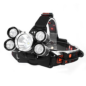 Đèn LED Treo Trán Chiếu Sáng Câu Cá Khai Thác Mỏ CREE XM-L T6 XPE