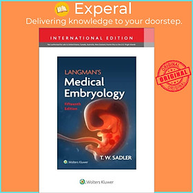 Sách - Langman's Medical Embryology by Dr. T.W., PhD Sadler (UK edition, paperback)
