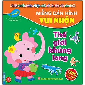 Miếng Dán Hình Vui Nhộn - Thế Giới Khủng Long