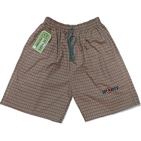 Combo 3 quần đùi nam cotton 100% mền mát (mẫu caro < 90kg )