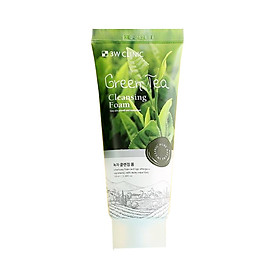 Sữa Rửa Mặt Chống Oxy hóa, Làm Sạch Sâu Chiết Xuất Từ Trà Xanh 3W Clinic Green Tea Foam Cleansing (100ml) - Hàn Quốc chính hãng