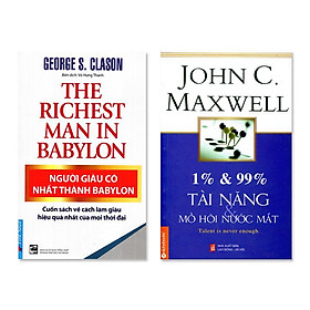 Nơi bán Combo Người Giàu Có Nhất Thành Babylon, 1% và 99% Tài Năng Và Mồ Hôi Nước Mắt - Giá Từ -1đ