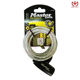 Khóa xe đạp Master Lock 8127 EURDPRO dây cáp thép dài 1.8m x 8mm dùng chìa - MSOFT