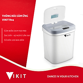 Mua Thùng rác tự động cảm ứng thông minh có đèn phát sáng Vkit R04