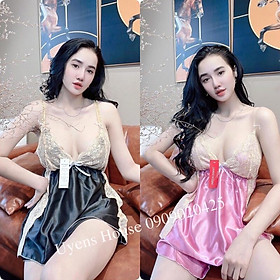 Đồ ngủ bigsize nữ, Đồ ngủ sexy 2 dây ren nude không mút, chất phi mịn quyến rũ mã 400