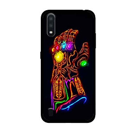 Ốp Lưng in cho Samsung Galaxy A01 Mẫu Găng Tay Vô Cực - Hàng Chính Hãng