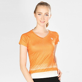 Áo Thể Thao Nữ W Basic V Neck Org/Wht - H8740