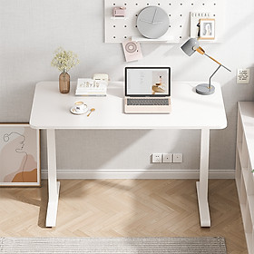 Mua Bàn Làm Việc Chân Chữ I Khung Sắt Mặt Gỗ MDF Chống ẨM AM114