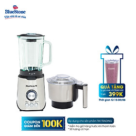 Máy xay sinh tố BlueStone BLB-5339 (1,5L - 800W - Cối thủy tinh) - Hàng Chính Hãng