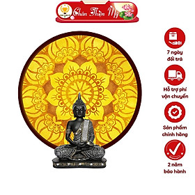 Mua Đèn Thờ Hào Quang Phật Tranh Trúc Chỉ Tròn  Trang Trí Bàn Thờ  Hào Quang Trúc Chỉ Mandala TC-HQ-71