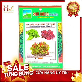 Hạt giống Rau Dền Ba Màu 50Gr - Trồng Rau Xanh Rau Sạch Bằng Đất Sạch, Xơ Dừa Và Phân Bón Hữu Cơ - Phú Nông