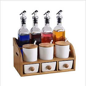 Mua Bộ đựng gia vị LuxHome cao cấp 10pcs