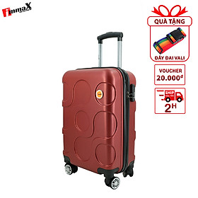 Vali nhựa du lịch size ký gửi hành lý 24inch 60cm i'mmaX X12 màu
