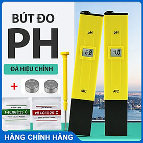Bút đo chỉ sô pH chính xác cao -ĐÃ HIỆU CHỈNH- dành cho thủy sinh -Kèm 2 gói hiệu chỉnh ph + Tặng Pin thay thế