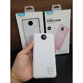 Mua PIn Sạc Dự Phòng Kivee PT126P Dung Lượng Chuẩn 10000mAh - Màu Trắng
