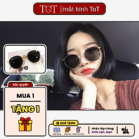 MUA 1 TẶNG 1 Kính mát nữ TOTEYEWEAR mắt kính mát gọng kính loại màu sắc thời trang TOT013