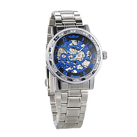 Đồng hồ nam WINNER thời trang màn hình kim cương phát sáng sang trọng đơn giản -Size Loại 6