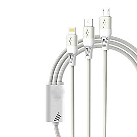 Mua Dây Cáp Sạc điện thoại Đa Năng 3 Trong 1 Aspor tự ngắt khi đầy  - Hàng Chính Hãng