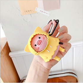 Mua Ốp bảo vệ tai nghe Búp Bê Heo dành cho case airpod 1/2/Pro chống va đập