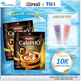 Combo 2 Túi Cà phê Phố Nhà làm - MacCoffee (túi 30 gói x 28g)