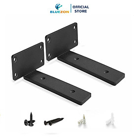 Mua Bộ 2 giá đỡ kệ dấu chân chữ T  pát sắt đỡ kệ gỗ treo tường  decor trang trí