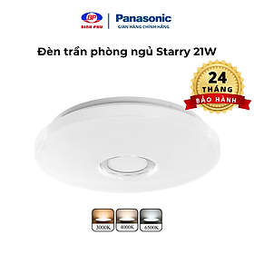 Đèn trần Starry PANASONIC HHXZ201688 21W cho phòng ngủ hiệu ứng ánh sáng lấp lánh, chế độ ngủ, thư giãn, hẹn giờ