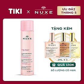 Nước tẩy trang Micellar 3 trong 1 Nuxe Very Rose 200ml