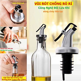 Vòi Rót Gắn Chai thông minh (combo 2 cái) – Vòi Chai Gia Vị có chốt đóng mở - rót dầu ăn, nước mắm, xì dầu, cocktail pha chế - Vòi Rót Dầu Ăn – Vòi Rót Nước Mắm