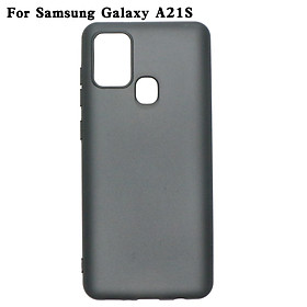 Ốp lưng dành cho Samsung A21s silicon dẻo màu đen chống sốc cao cấp