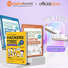 Combo Hackers TOEIC Bứt Phá Điểm Số: Hackers TOEIC Vocabulary + Hackers TOEIC Start Reading + Hackers TOEIC Start Listening