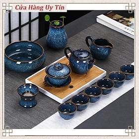 Mua Bộ ấm trà cao cấp - Men hỏa biên