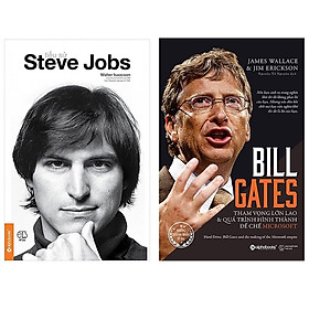 Hình ảnh Combo Sách Doanh Nhân : Tiểu Sử Steve Jobs + Bill Gates - Tham Vọng Lớn Lao Và Quá Trình Hình Thành Đế Chế Microsoft 