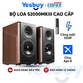 Mua Bộ loa bluetooth Bookshelf Hifi cao cấp EDIFIER S2000MKII - Công nghệ aptX - Kèm dây Monster Cable 2RCA ra 4RCA 2M - Hàng chính hãng
