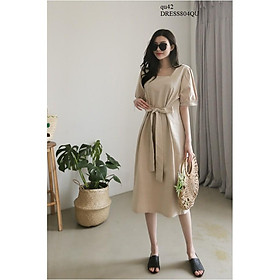 DRESS719 ĐẦM SUÔNG THẮT NƠ
