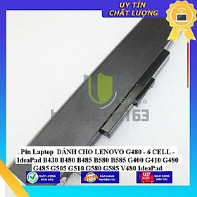Pin Laptop dùng cho LENOVO G480 IdeaPad B430 B480 B485 B580 B585 G400 G410 G480 G485 G505 G510 G580 G585 V48 - Hàng Nhập Khẩu  MIBAT911