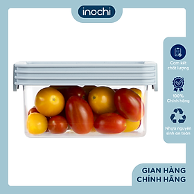 Hộp thực phẩm tritan chữ nhật Hokkaido - 3500ml - Xanh nhạt