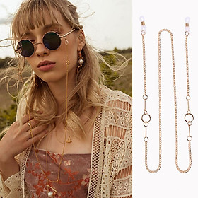 Women Sunglasses Chain Simple Circle Hanging Neck Non-slip Glasses Eyeglass Cord