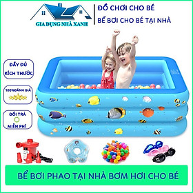 Mua Bể Bơi Cho Bé Bể Bơi Phao  Hồ Bơi Cho Bé Bơm Hơi Tại Nhà Chống Trượt An Toàn Change Gia Dụng Thông Minh