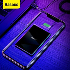Đế sạc không dây Baseus Card Ultra-thin 15W, thiết kế chống nước IP67 siêu mỏng 0.3cm, chuẩn Qi cho iPhone 8/X/Xs/XR/XS Max, Samsung Note 8/9/10, S7/S8/S9/S10 - Hàng Chính Hãng