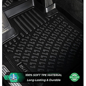 Thảm lót sàn ô tô nhựa TPU silicon Mini Cooper R56/57 2006-2013 Nhãn hiệu Macsim