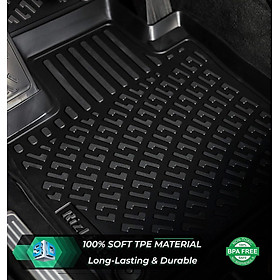 Thảm lót sàn ô tô nhựa TPU silicon Audi A5 First generation 2007-2016 Nhãn hiệu Macsim