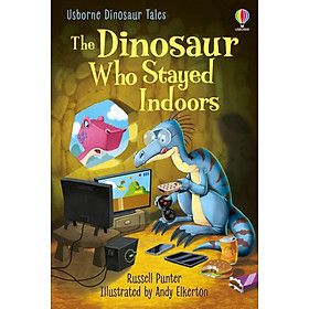 Hình ảnh sách Usborne First Reading Level 3: Dinosaur Tales: The Dinosaur Who Stayed Indoors