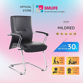 Mua Ghế phòng họp chân quỳ inox bọc da SMLIFE Mildred