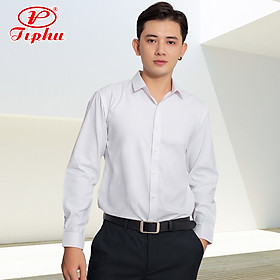 Áo sơ mi nam công sở Amazing, màu trơn, form slim fit không túi, vải Bamboo, phong cách Hàn, vạt bầu - M