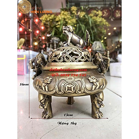 Mua Lư Đốt Trầm Nghê – Đỉnh Trầm Nghê – Xông Trầm Nắp Nghê