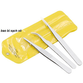 Mua NHÍP GẮP 1 BỘ 3 CÂY dùng gắp lông yến  linh kiện điệnt tử chi tiết nhỏ- TK790