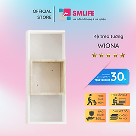 Mua Kệ trang trí gỗ kiểu dáng nhỏ gọn SMLIFE Wiona