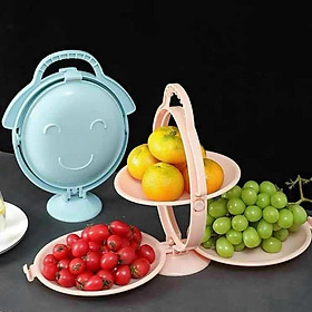 Mua Khay đựng bánh kẹo hoa quả 3 tầng gấp gọn tiện dụng